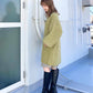 volume knit mini dress (pistachio) *JP