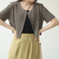 summer knit set (brown) *JP