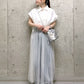 w pocket shirt dress set (white) *JP