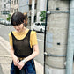 『高橋愛×KBF』back open mesh tee (yellow) *JP