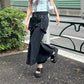 suspender maxi skirt (black) *JP