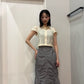 shirring string skirt (multi) *JP