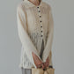 pattern knit cardigan (ivory) *JP