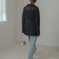 pattern knit cardigan (black) *JP