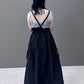 2way nylon gathered skirt (black) *JP