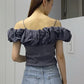 volume sleeve docking top (charcoal) *JP