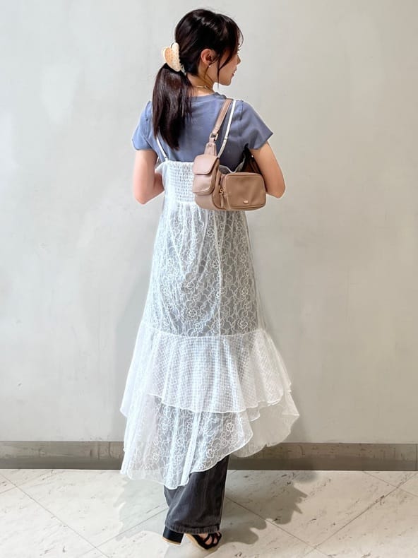 irregular lace ops (white) *JP