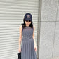 pleated camisole dress (grey) *JP