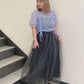 back cross cami dress (grey) *JP