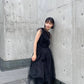 『高橋愛×KBF』frilled tulle dress (black) *JP