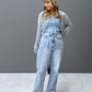 hem slit denim pants (sax blue) *JP