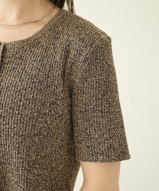 summer knit set (brown) *JP