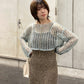 summer knit set (brown) *JP