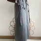 street drawstring skirt (light grey)