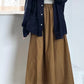 forest circle skirt (caramel)