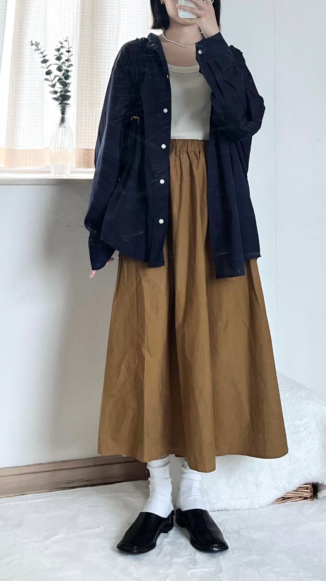 forest circle skirt (caramel)