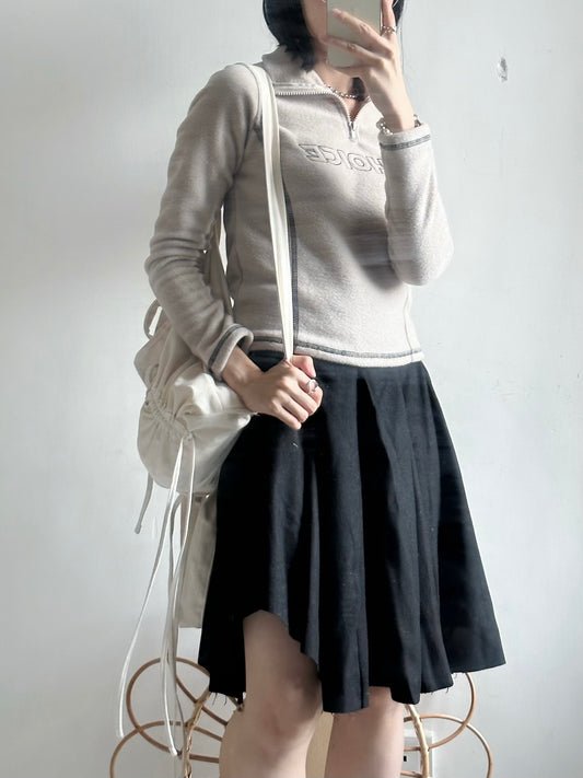 fleece top (beige)