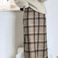 flannel checks skirt (yellow)* sample