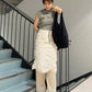 『高橋愛×KBF』shirred skirt pants set (ivory) *JP