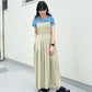 pleated camisole dress (beige) *JP