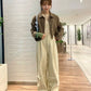 fringe straight pants (ivory) *JP