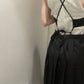 pleated camisole dress (black) *JP