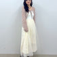 back cross cami dress (ivory) *JP