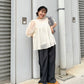 sheer boucle blouse (ivory) *JP