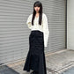 shirring string skirt (black) *JP