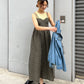 switching maxi cami dress (khakimix) *JP