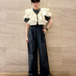 multi-way ruffle blouse (white) *JP