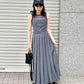 pleated camisole dress (grey) *JP