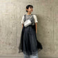 『高橋愛×KBF』frilled tulle dress (black) *JP