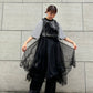 『高橋愛×KBF』frilled tulle dress (black) *JP