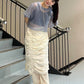 『高橋愛×KBF』shirred skirt pants set (ivory) *JP