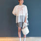 organdy volume blouse (white) *JP