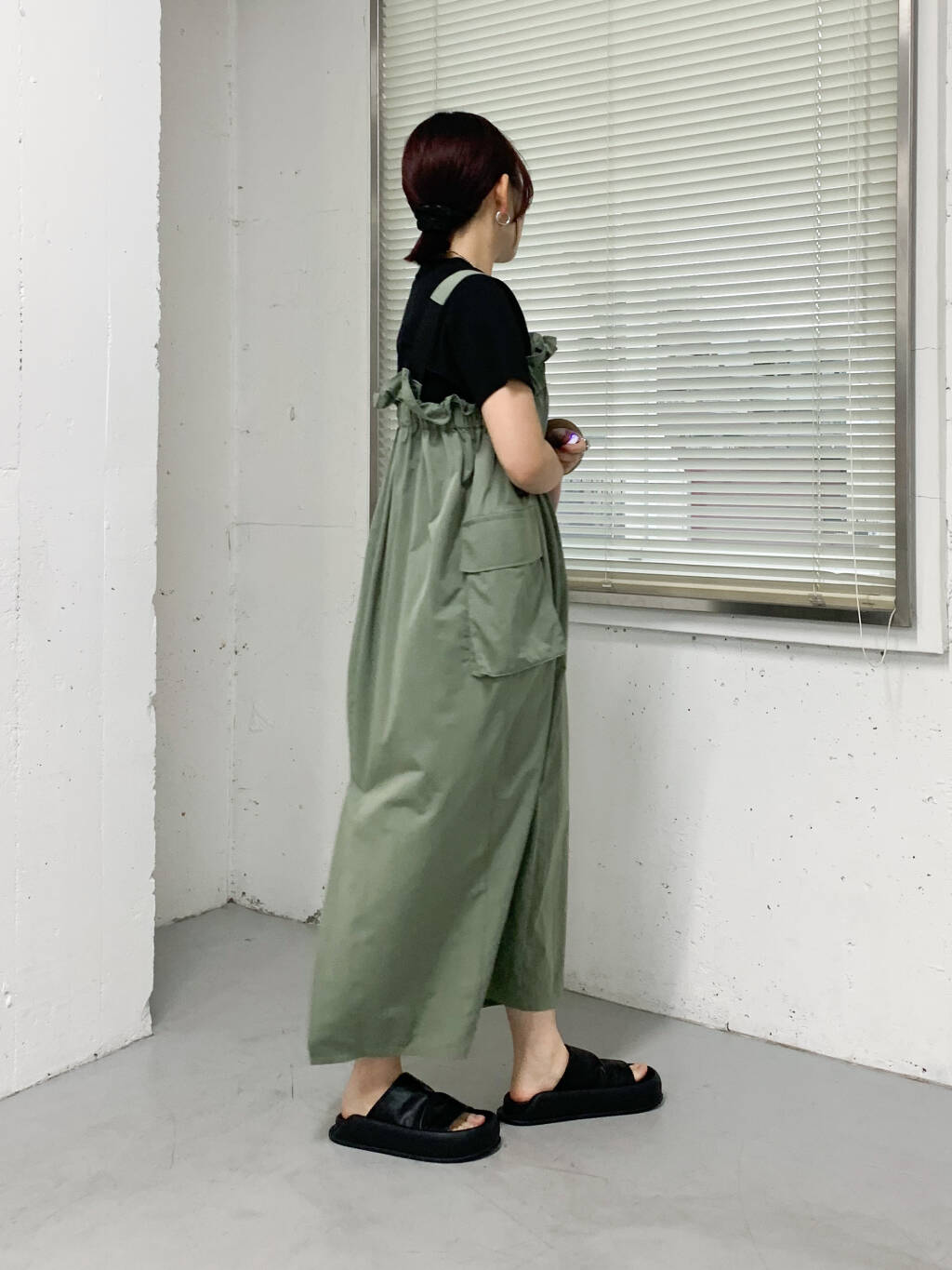 military ruffle ops (khaki) *JP