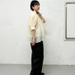 sheer boucle blouse (ivory) *JP