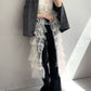 tulle volume dress (white) *JP