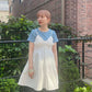 shirred mini dress (white) *JP