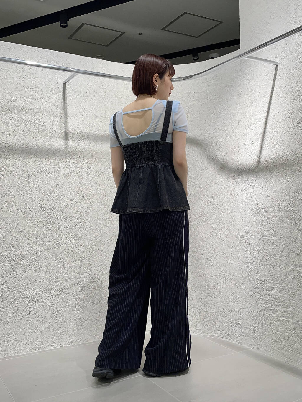 『高橋愛×KBF』denim bustier (black) *JP