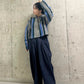 tuck cocoon denim (navy) *JP