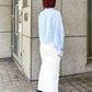 ruffle long tight skirt (white) *JP