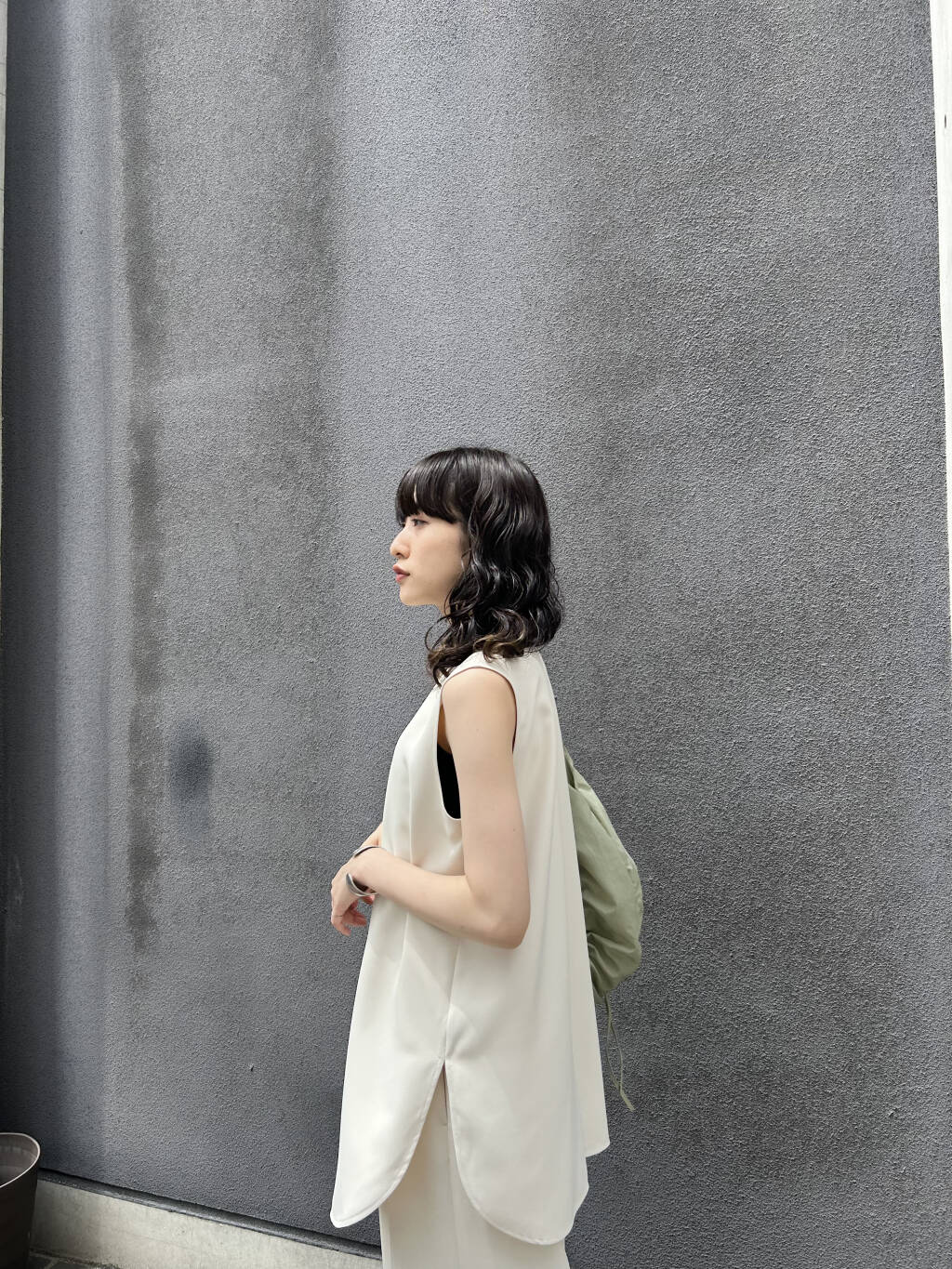 design balloon bag (khaki) *JP