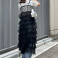 tulle volume dress (black) *JP