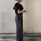 multi-way ruffle blouse (black) *JP