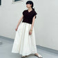 knit vest set dress (brown x ivory) *JP