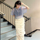 『高橋愛×KBF』shirred skirt pants set (ivory) *JP