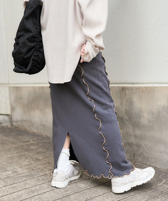 mellow sweat skirt (charcoal) *JP