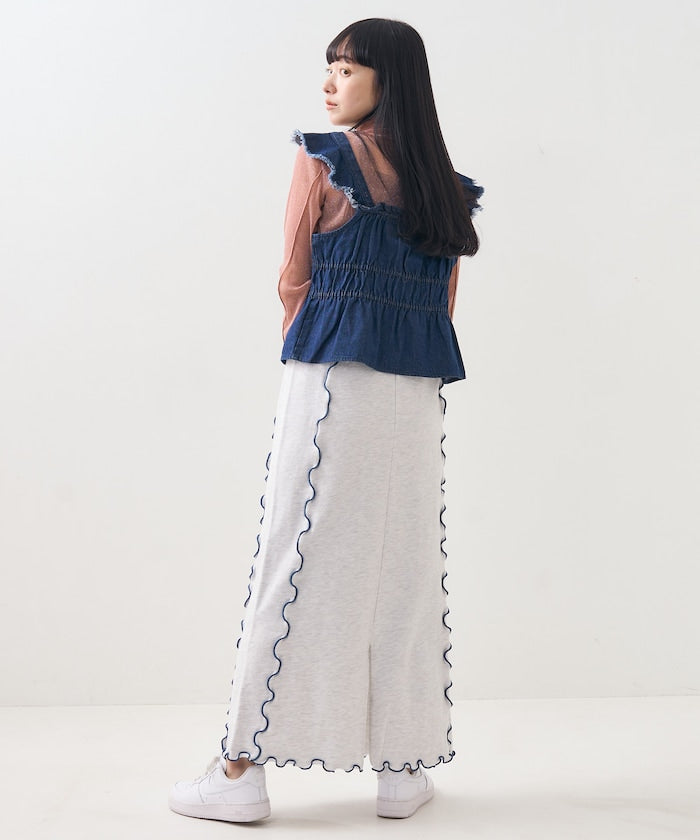 mellow sweat skirt (light grey) *JP